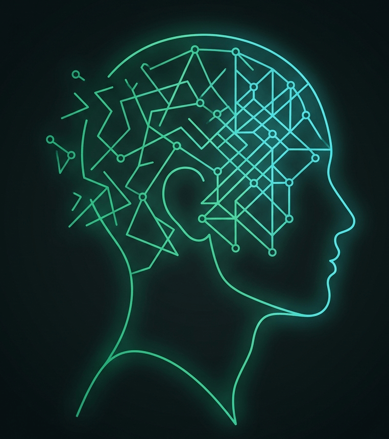 Illustration representing Sentievo: an independent guide bringing scattered AI knowledge into one clear path from learning to certification.